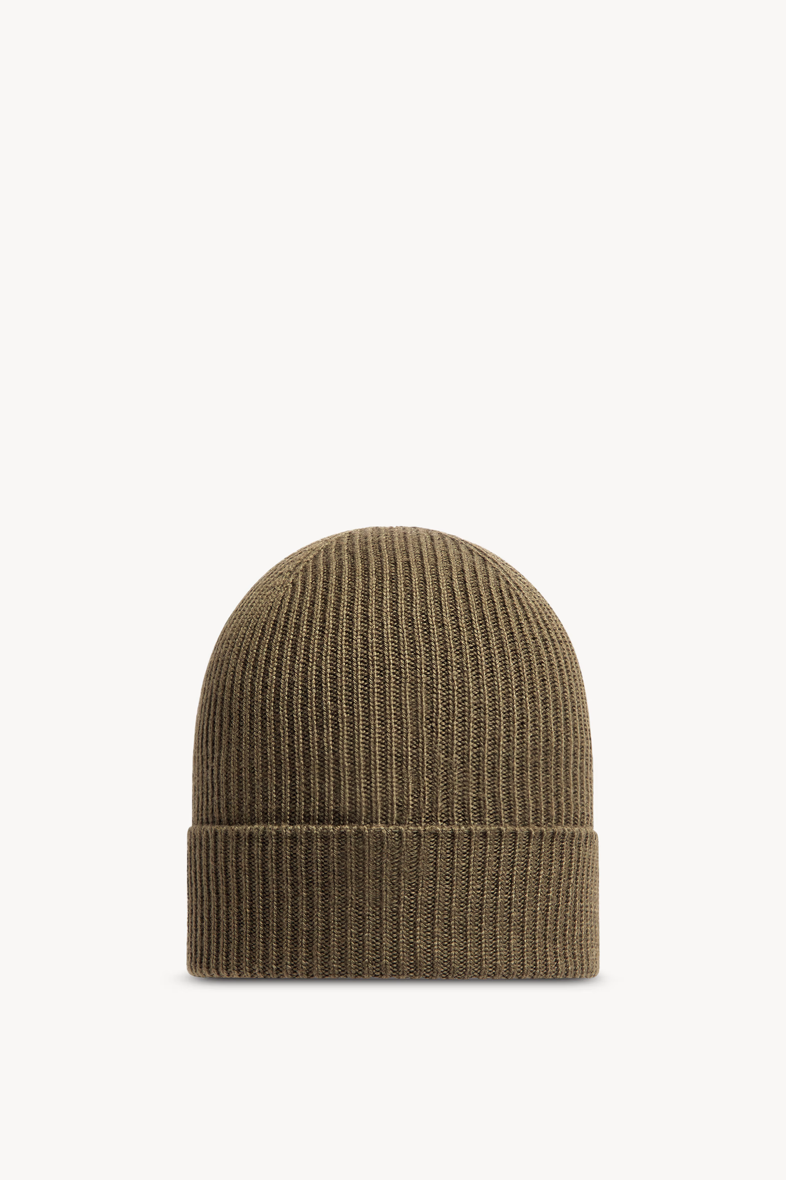 Wool Beanie Men Olive Green Moncler 4